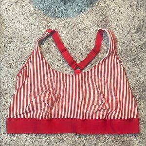 Parade Woman’s Red & White‎ Stripe Bra Plus Size 3